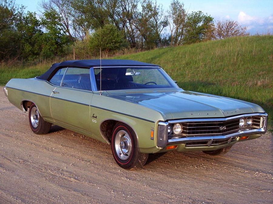 Chevrolet Impala SS Convertible 1969 года